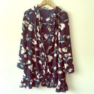 PrettyLittleThing Ruffle Wrap Dress